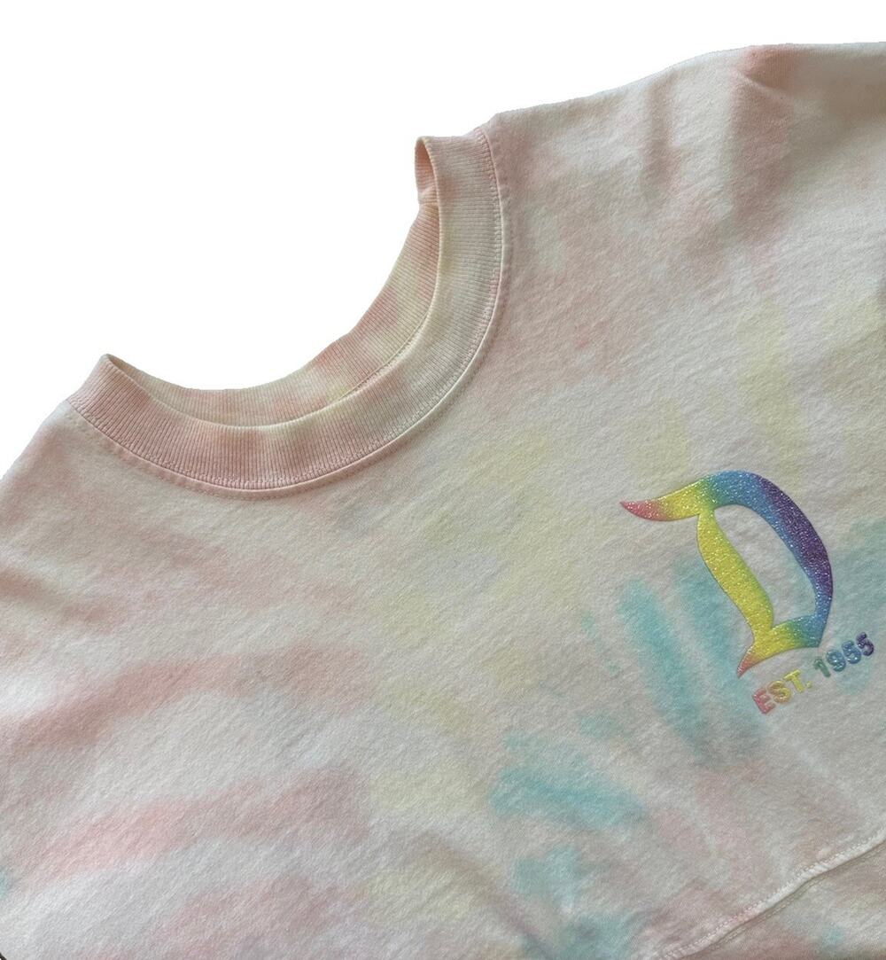 Disneyland Disney Cotton Candy Tie-Dye Women’s Spirit Jersey SZ XL